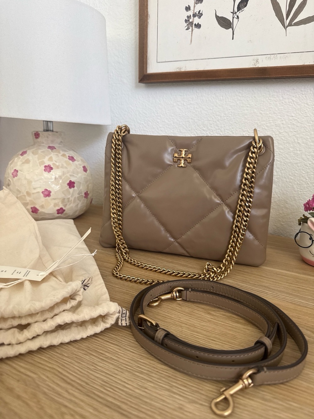 Tory Burch Kira Diamond quilted shoulder bag